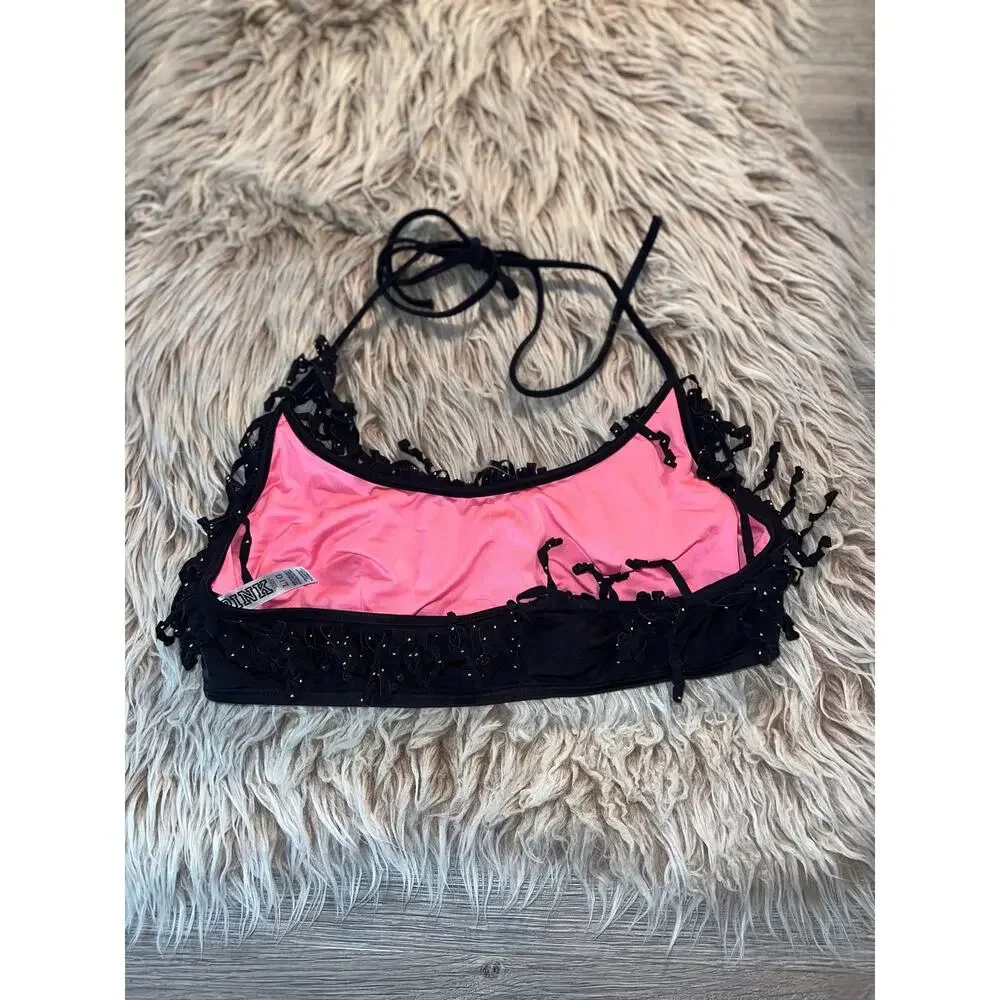 Pink Victoria secret women’s black bikini top - Picture 11 of 11